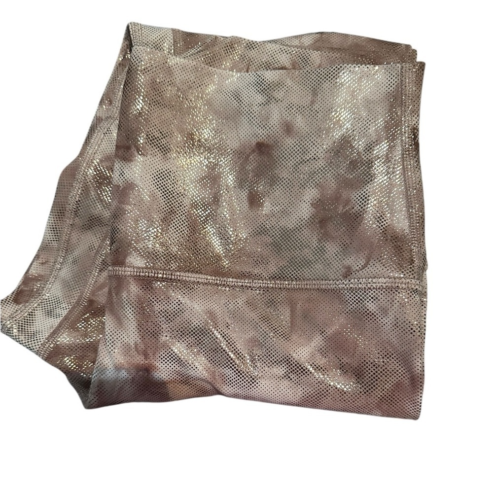 Lululemon Align Pink Brown High-Rise 25” Tie-Dye Pant Leggings Shine* Diamond - Picture 9 of 11